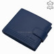 Usnjena denarnica z RFID zaščito modra TGN6002L/T