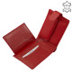 Leather wallet with RFID protection red ACL09/T
