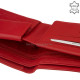 Leather wallet with RFID protection red ACL09/T