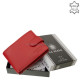 Leather wallet with RFID protection red ACL09/T