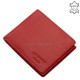 Bőr pénztárca RFID védelemmel piros ACL1021