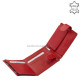 Leather wallet with RFID protection red ACL1021/T