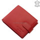 Leren portemonnee met RFID-bescherming rood ACL1026/T
