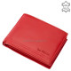 Kožená peňaženka s RFID ochranou červená La Scala TGN1021