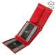 Læderpung med RFID-beskyttelse rød La Scala TGN1021
