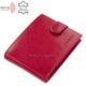 Leather wallet with RFID protection red RG1021 / T