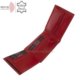 Leather wallet with RFID protection red RG1021
