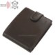 Usnjena denarnica z zaščito RFID temno rjava RG09 / T