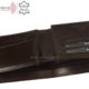 Læderpung med RFID -beskyttelse mørkebrun RG09 / T