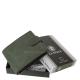 Usnjena denarnica z RFID zaščito zelena LSH6002L/T