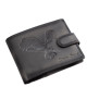Bőr pénztárca sas mintával GreenDeed SPF1021/T fekete