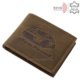 Leather wallet tuning car with pattern RFID A5AR1021