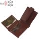 Leather wallet light brown Giultieri RF09 / T