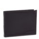 Leren herenportemonnee DG44 / A zwart