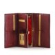 Portafoglio donna Cavalieri in confezione regalo bordeaux ST307