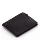 Zippered leather wallet DG85 black