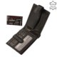 Čierna peňaženka Corvo Bianco SFC6002L / T