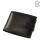 Corvo Bianco Luxusná kožená pánska peňaženka CBS1027 / T čierna
