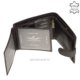 Portefeuille pour hommes en cuir de luxe Corvo Bianco CBS6002L / T noir