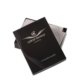 Portacarte Corvo Bianco Luxury in pelle nero CBS808 / T