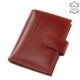 Portacarte Corvo Bianco Luxury in pelle rosso CBS808 / T