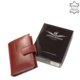 Corvo Bianco Luxusný kožený držiak na karty červený CBS808 / T