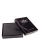 Corvo Bianco Luxusní pánská peněženka černá CBL09/T