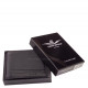 Corvo Bianco Luksuzni muški novčanik crni CBL102