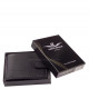 Corvo Bianco Luxusní pánská peněženka černá CBL102/T