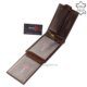 Corvo Bianco Luxury férfi pénztárca RFID barna RCBS1021/T