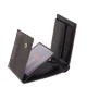 Луксозен мъжки портфейл Corvo Bianco RFID черен RCBS1021
