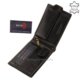 Corvo Bianco Luxusná pánska peňaženka RFID čierna RCBS1021 / T