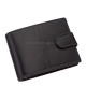 Corvo Bianco Luxury kisméretű férfi pénztárca RFID fekete RCBS102/T
