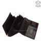 Luxusná dámska peňaženka Corvo Bianco čierna CBS100