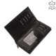 Corvo Bianco Luxury women's wallet black CBS601