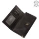Luxusná dámska peňaženka Corvo Bianco čierna CBS601