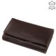 Luxusní dámská peněženka Corvo Bianco tmavě hnědá CBS100