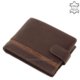 Športová hnedá peňaženka Corvo Bianco CVL09 / T-BROWN