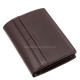 Csíkbetétes Corvo Bianco elegáns férfi irattartó pénztárca barna CBF3073