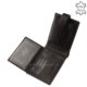 Pánska peňaženka Corvo Bianco s pásikovou vložkou čierna CCS09 / T