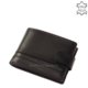 Pánska peňaženka Corvo Bianco s pruhmi čierna CCS102 / T