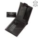 Portofel pentru bărbați Corvo Bianco CCS298-BLACK cu inserție în dungi