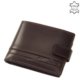Črtasta moška denarnica Corvo Bianco RFID rjava RCCS1027 / T