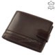 Pánska peňaženka Corvo Bianco s pruhovanou vložkou hnedá CCS1027 / T