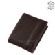Pánska peňaženka Corvo Bianco s pruhmi hnedá CCS102