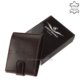Portefeuille en cuir durable Euro Corvo Bianco RFID Brown ERCBS1021/T
