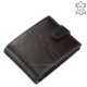Portefeuille en cuir durable Euro Corvo Bianco RFID noir ERCBS1021/T