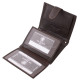 Férfi bőr irattartó pénztárca díszdobozban átkapcsolóval La Scala QTN3272/T barna