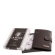 Férfi bőr irattartó pénztárca díszdobozban átkapcsolóval La Scala QTN3272/T barna