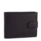 Men's leather wallet with switch DG06 black